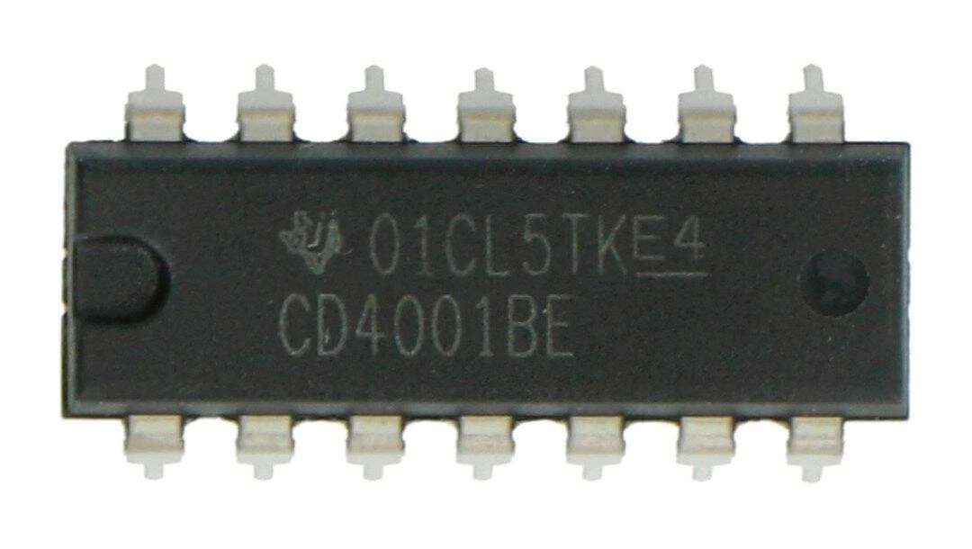 CD4001BE loginė mikroschema su 14 kontaktų