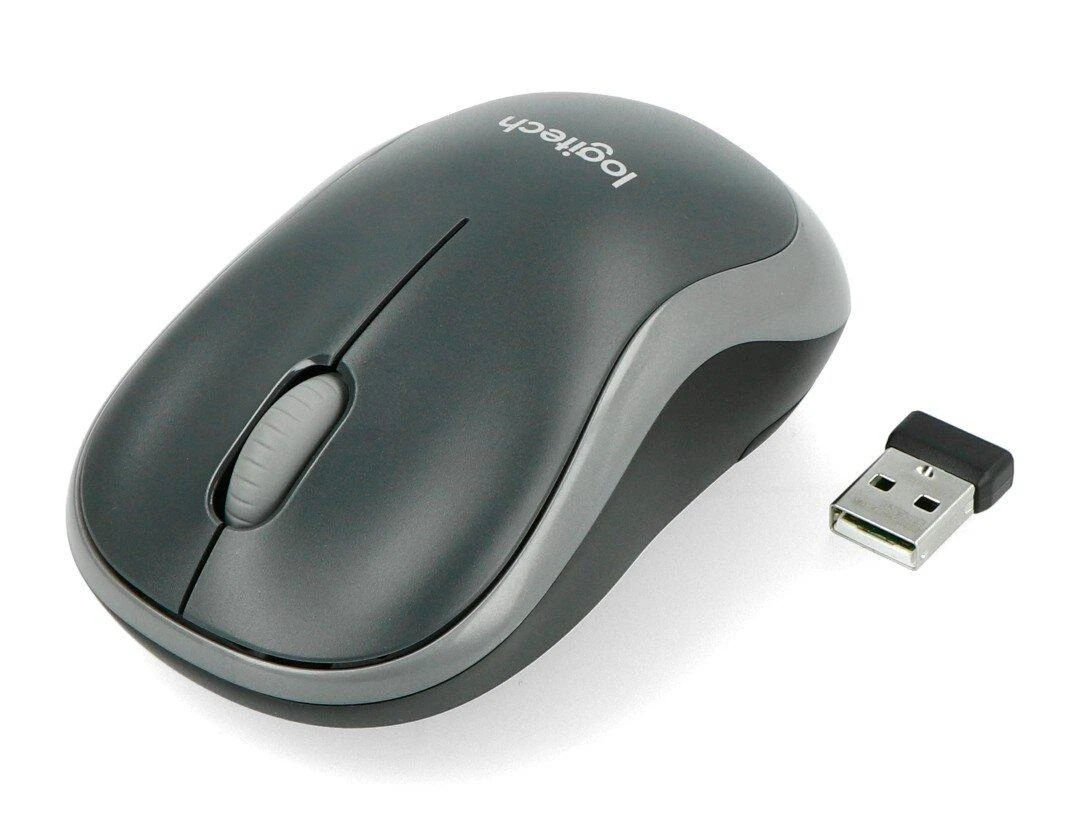 Bevielė pelė Logitech M185 pilka