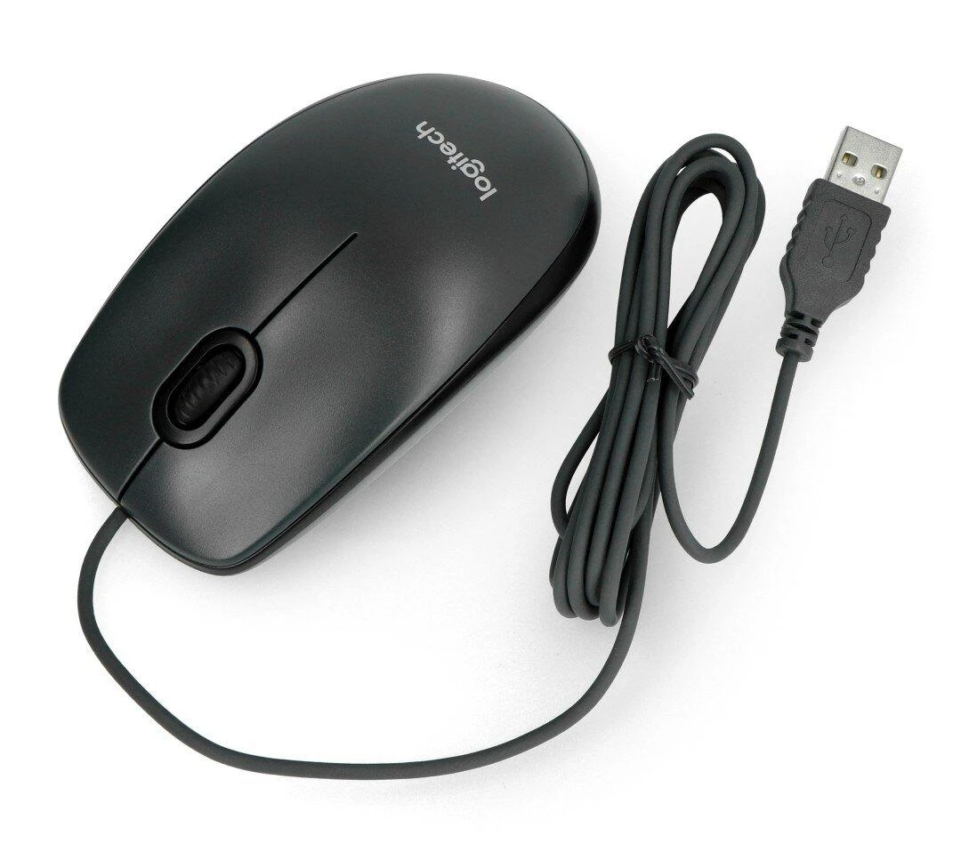 Optinė pelė su laidu Logitech M90 juoda