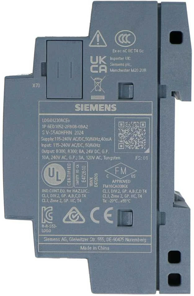 LOGOTIKAS! 230RCEo – skaitmeninis įvesties/išvesties modulis – Siemens 6ED1052-2FB08-0BA2