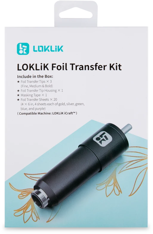LOKLiK iCraft folijos perkėlimo įrankis pakuotėje