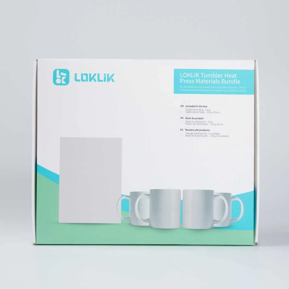 LOKLiK Starter Pack for Tumbler Heat Press
