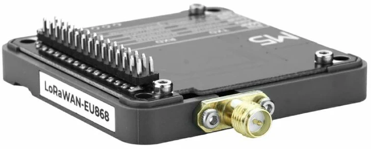 LoRaWAN EU868 modulis – STM32WLE5 – skirtas M5Core kūrimo moduliams – M5Stack M148