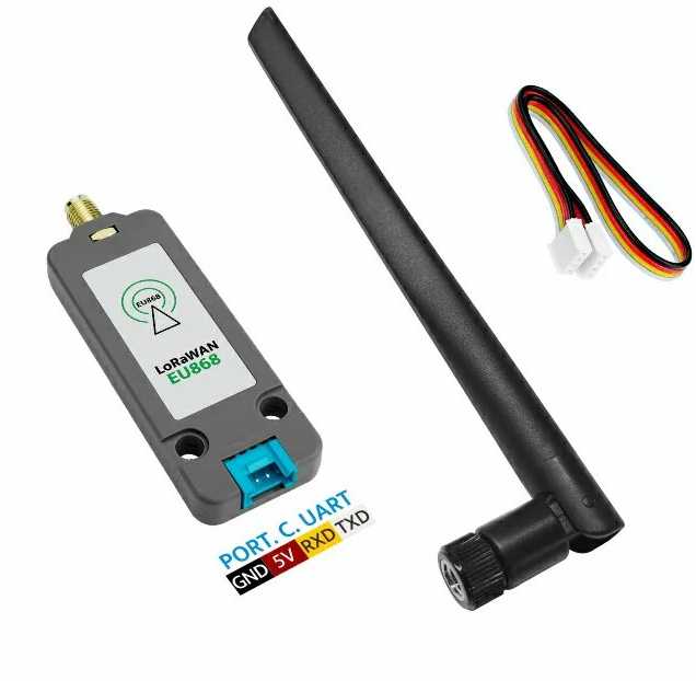 LoRaWAN EU868MHz modulis su antena - Įrenginio išplėtimo modulis - M5Stack U184-EU868