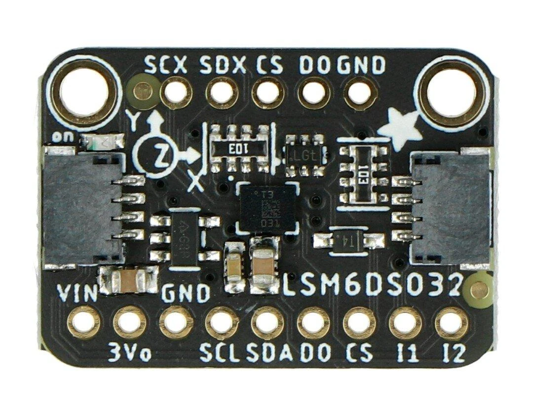 LSM6DSO32 IMU jutiklių valdiklio modulis