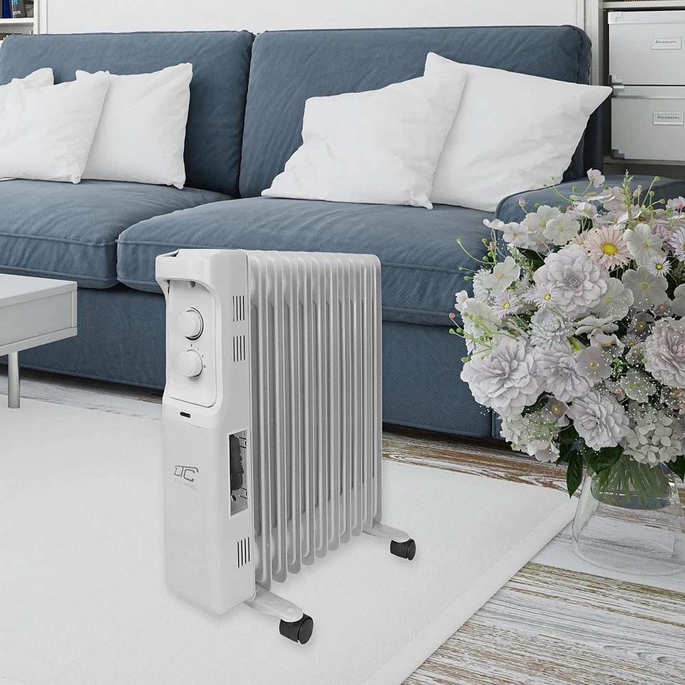 Šildytuvas Alyvos radiatorius 11 briaunų 2500W LTC LXUG11