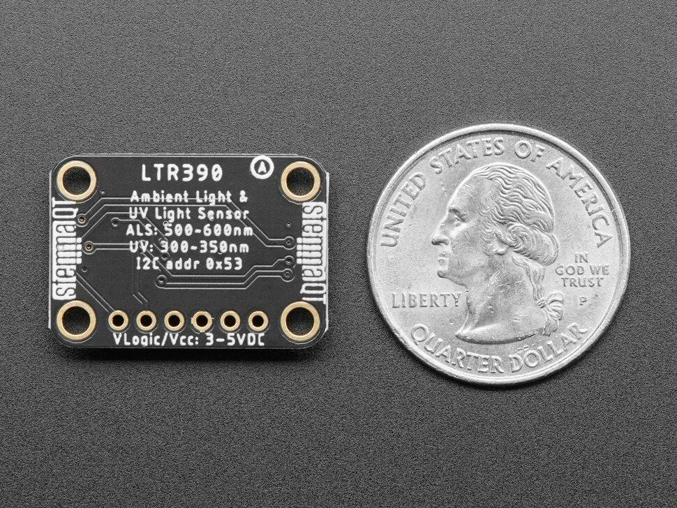 LTR390, UV šviesos jutiklis, STEMMA QT / Qwiic, skirtas Arduino ir Raspberry Pi, Adafruit 4831