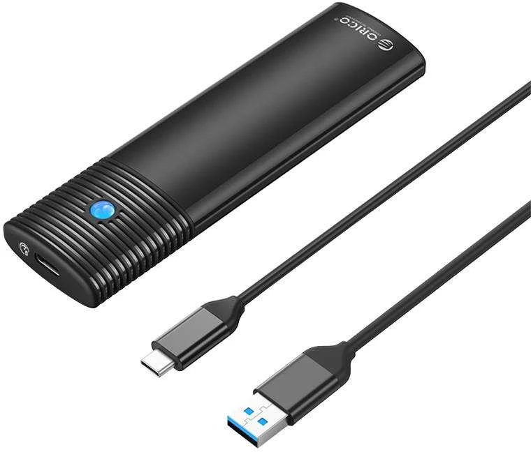 M.2 SATA išorinio disko korpusas Orico PWM2-BK-EP USB-C 5Gbps – juodas