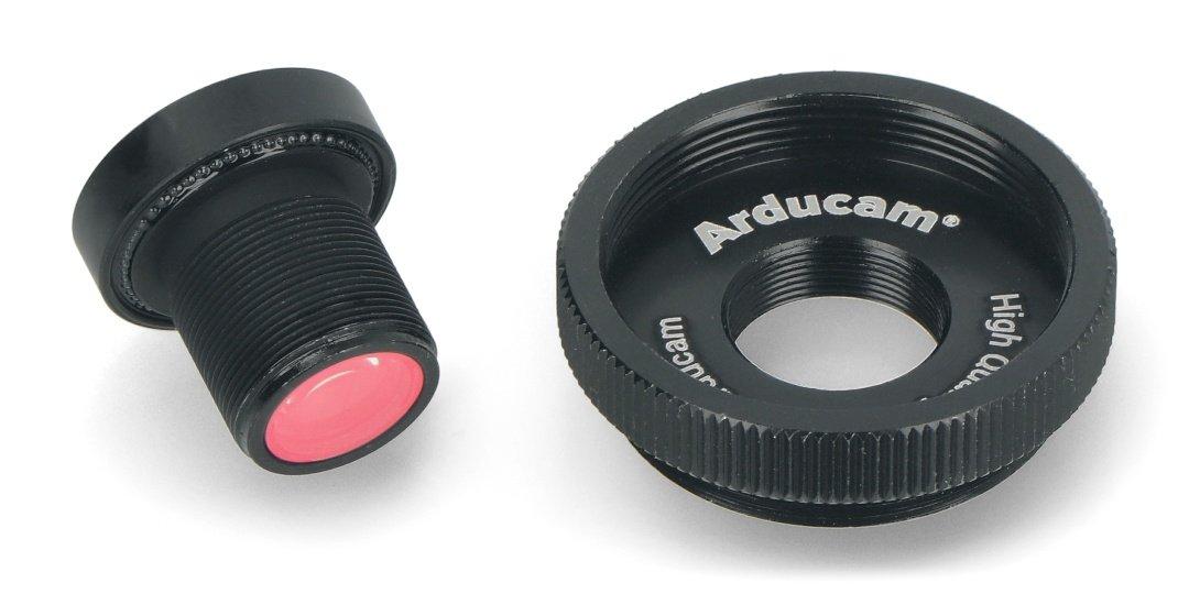 M23272M14 plačiakampis objektyvas M12 2.72mm su adapteriu, skirtas Raspberry Pi HQ kamerai, ArduCam LN056