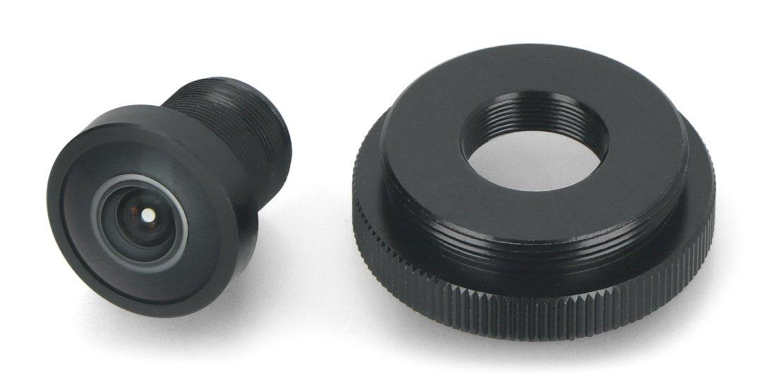 M23272M14 plačiakampis objektyvas M12 2.72mm su adapteriu, skirtas Raspberry Pi HQ kamerai, ArduCam LN056