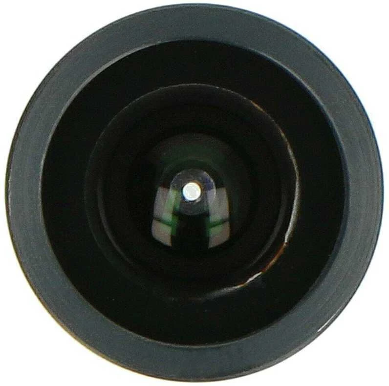 1.6mm M12 objektyvas, priekinis vaizdas