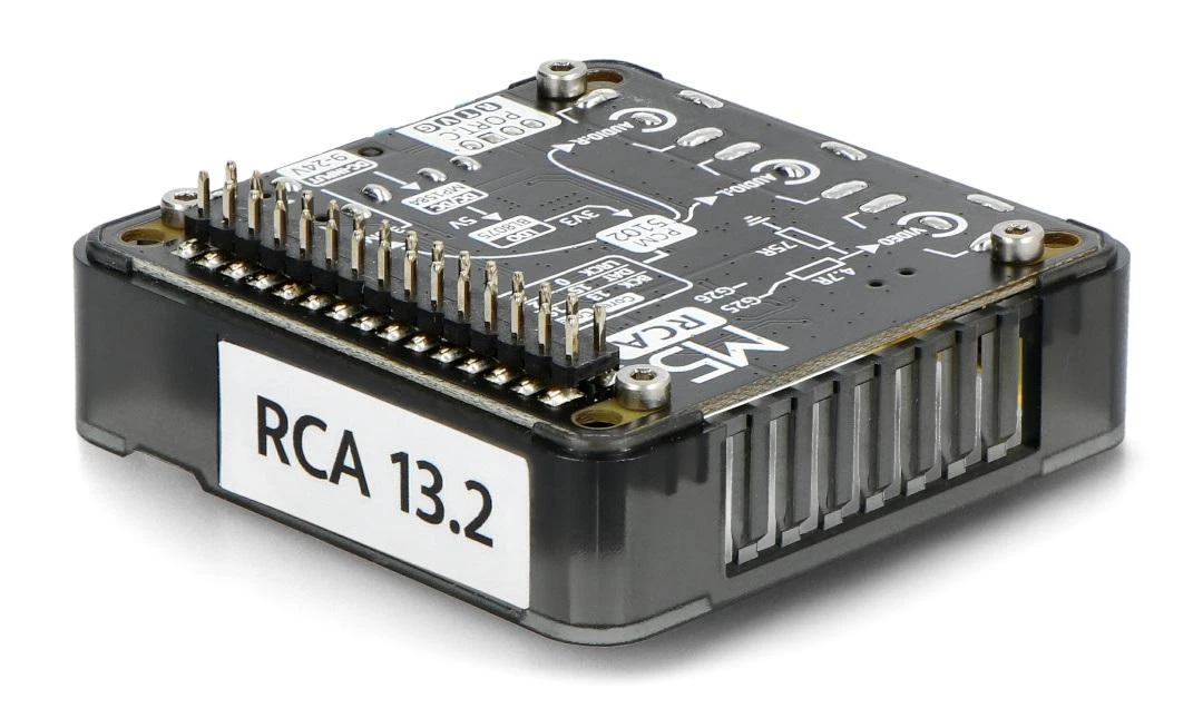 M5 RCA 13.2 - PCM5102 - kompozicinis garso ir vaizdo modulis - skirtas M5Stack kūrimo moduliams