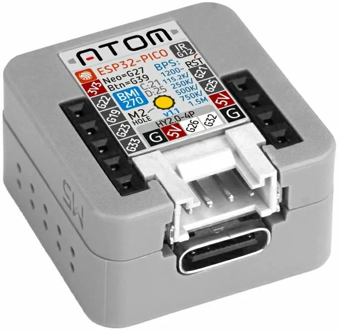 M5Atom-Matrix v1.1 - Kūrimo modulis su RGB LED - ESP32 - M5Stack C008-B-V11
