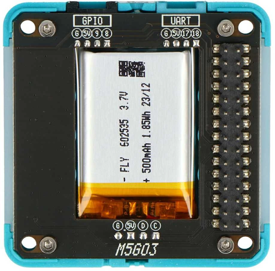 M5GO3 baterijos modulis su vidine 500mAh baterija
