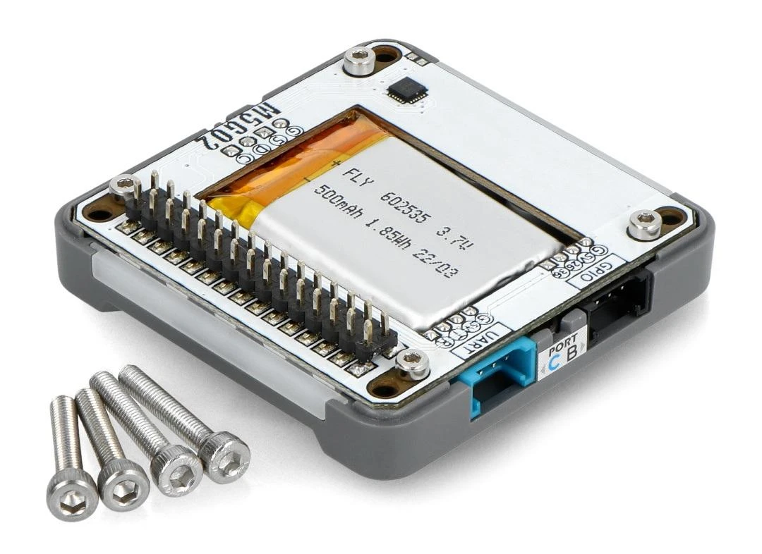 M5GO2 stovas su akumuliatoriumi - skirta M5Stack Core2 - M5Stack A014-C