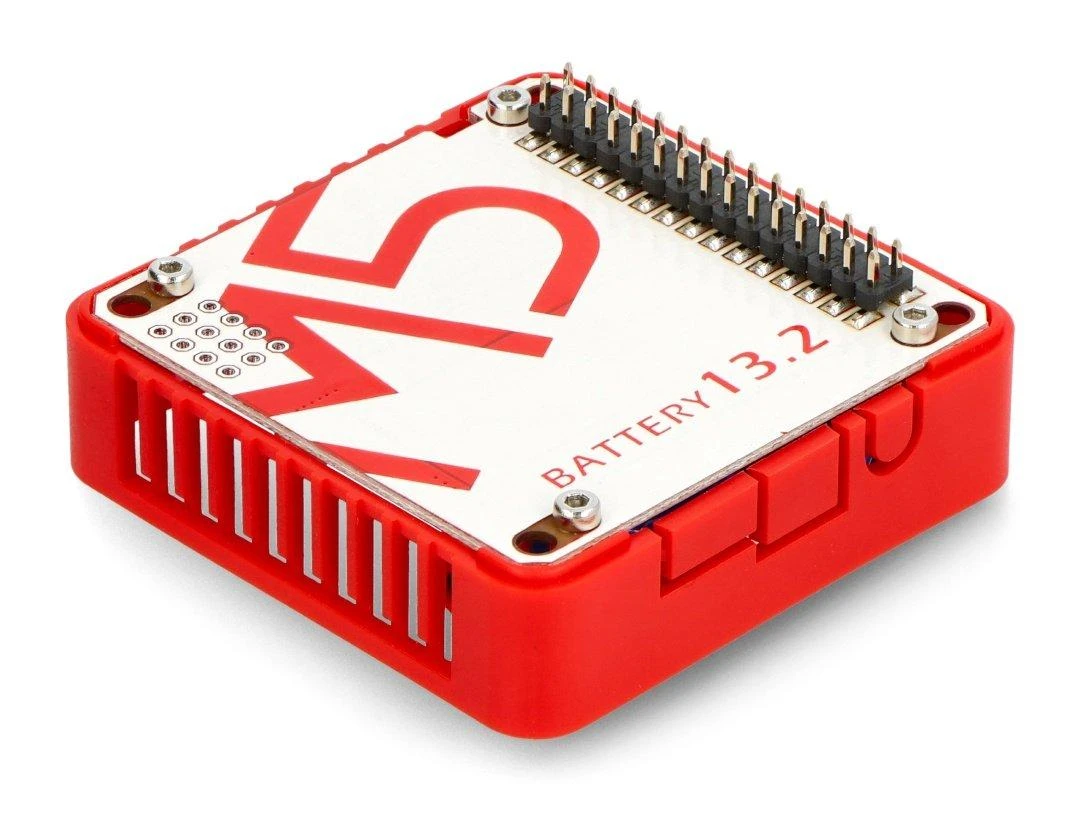M5Stack 1500mAh baterijos modulis, raudonas