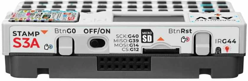 M5Stack Cardputer Adv versija – nešiojamasis kompiuteris su M5Stamp S3A moduliu – ESP32-S3FN8 – M5Stack K132-Adv