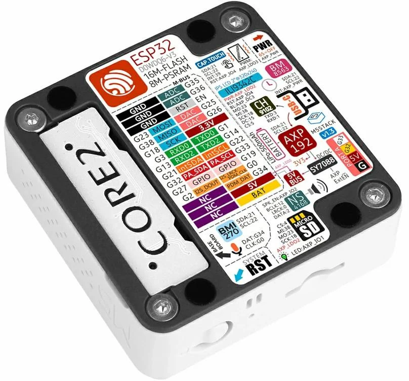 M5Stack Core2 v1.3 – kūrimo modulis – ESP32 – M5Stack K010-V13