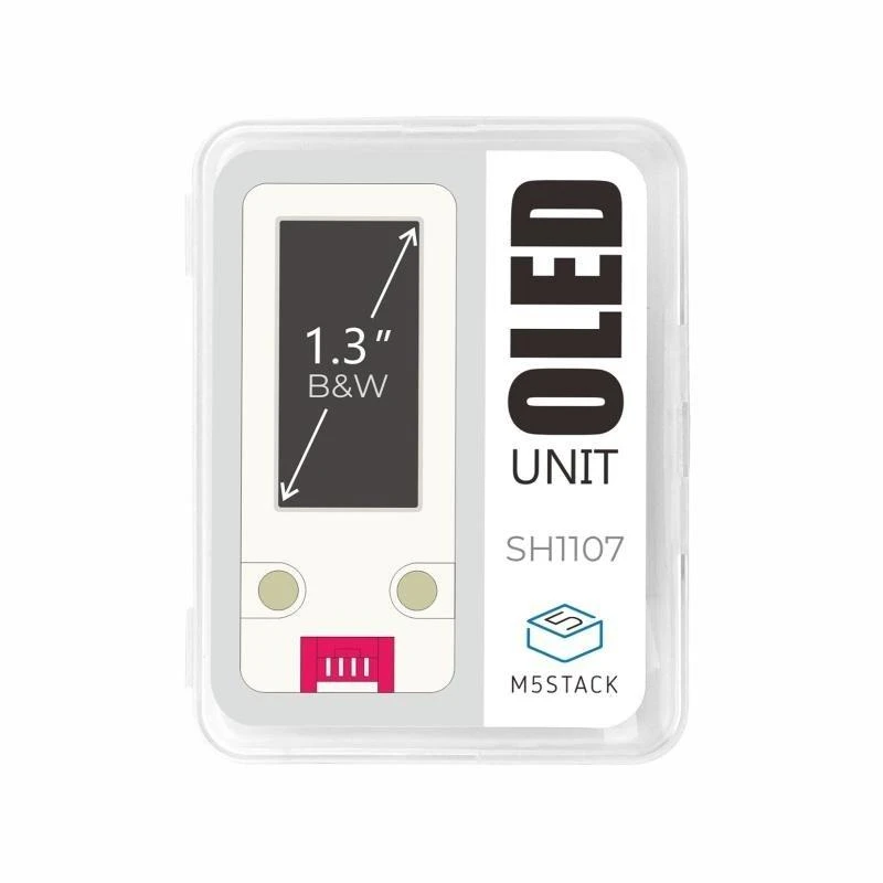 M5Stack įrenginio ekrano išplėtimo modulis 1.3 colių 128x64px OLED