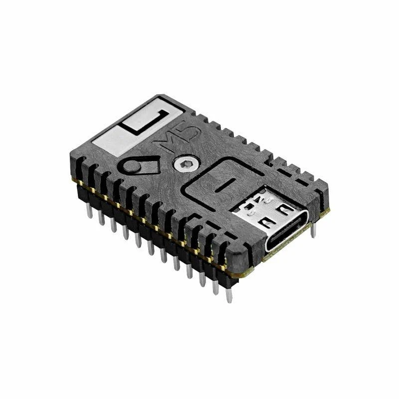 M5Stack M5Stamp C3 Mate su kaiščių juostomis