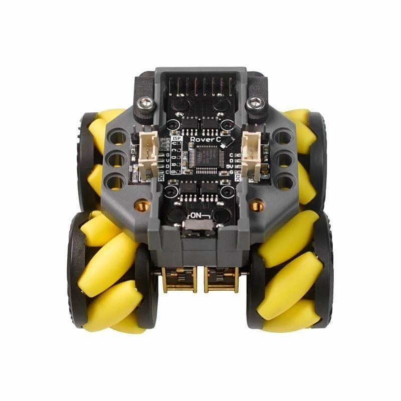 M5Stack RoverC Pro - roboto platforma su ratukais ir griebtuvu