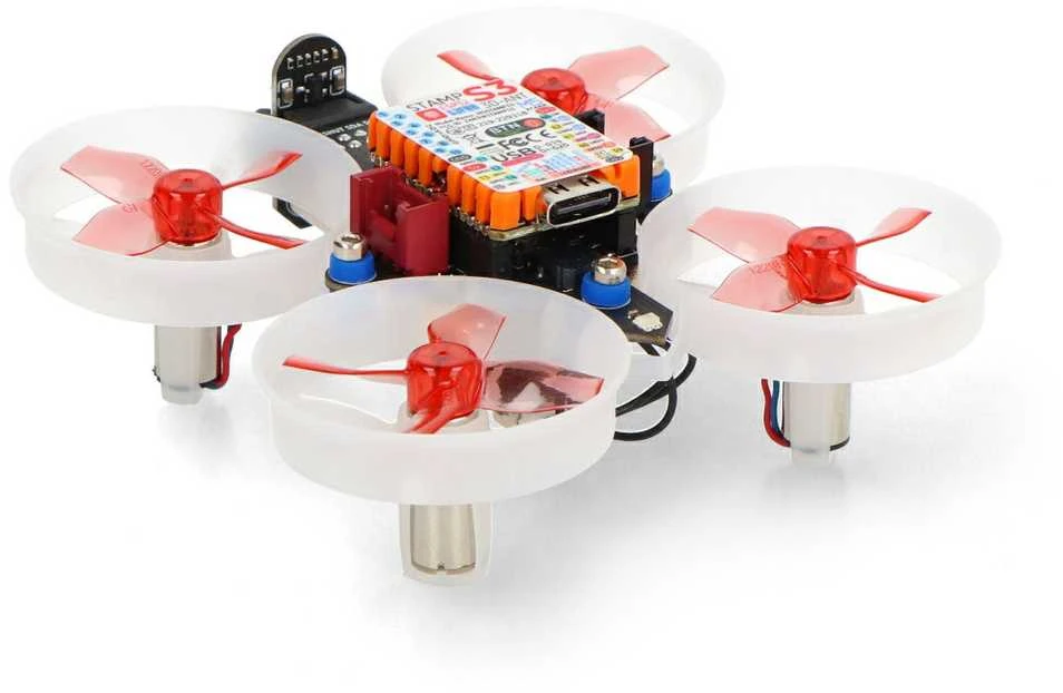 M5Stamp Fly drono komplektas su StampS3 moduliu