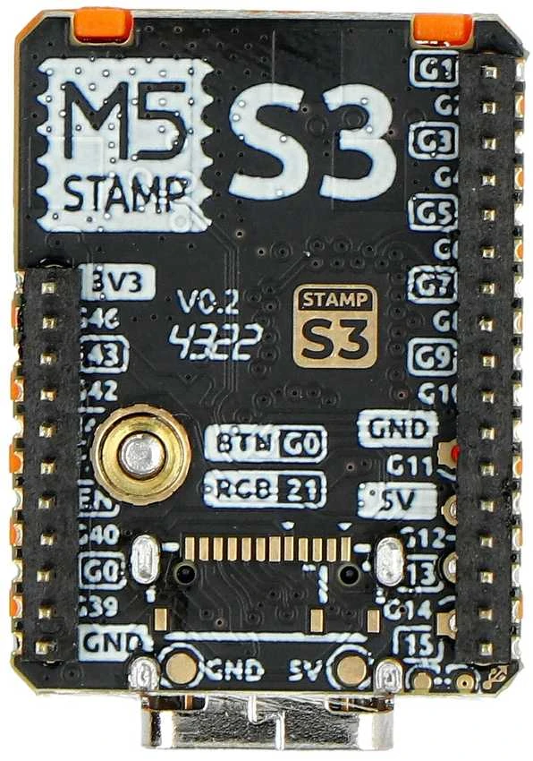 M5Stamp S3 ESP32S3 modulis su USB-C jungtimi