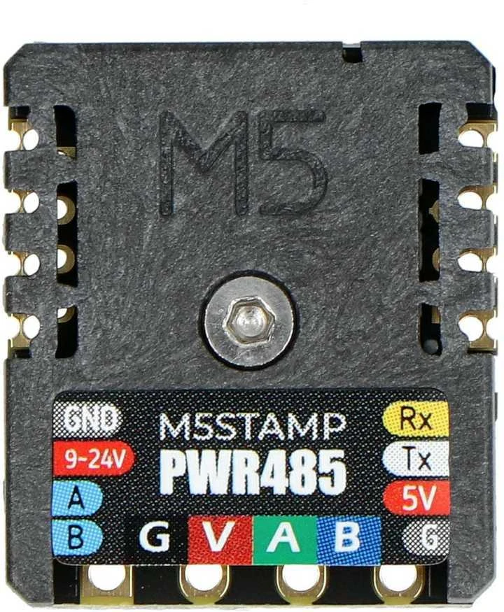 M5Stamp UART-RS485 modulis su spalvotu žymėjimu