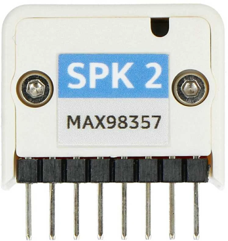 M5StickC PLUS Speaker 2 modulis su MAX98357 lustu
