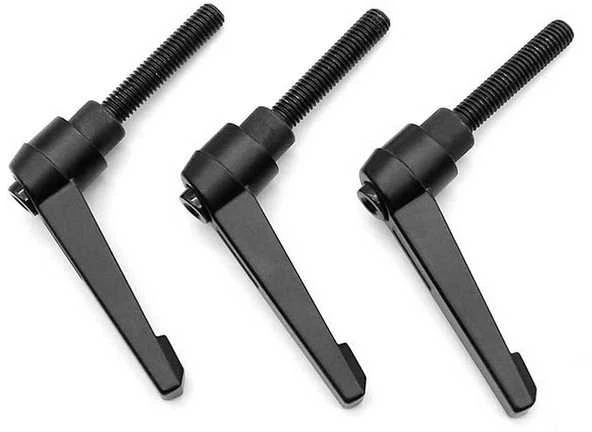 Oem M6 suspaudimo svirtis su 25 mm varžtu - reguliuojama rankena