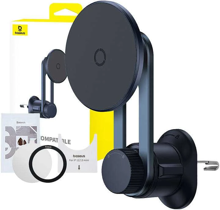 Magnetinis automobilinis telefono laikiklis Baseus MagPro - juodas