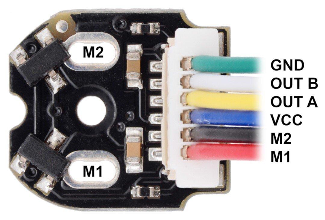 Magnetinių enkoderių rinkinys mikro varikliams, Top-Entry jungtis, 2.7–18V, x2, Pololu 4760