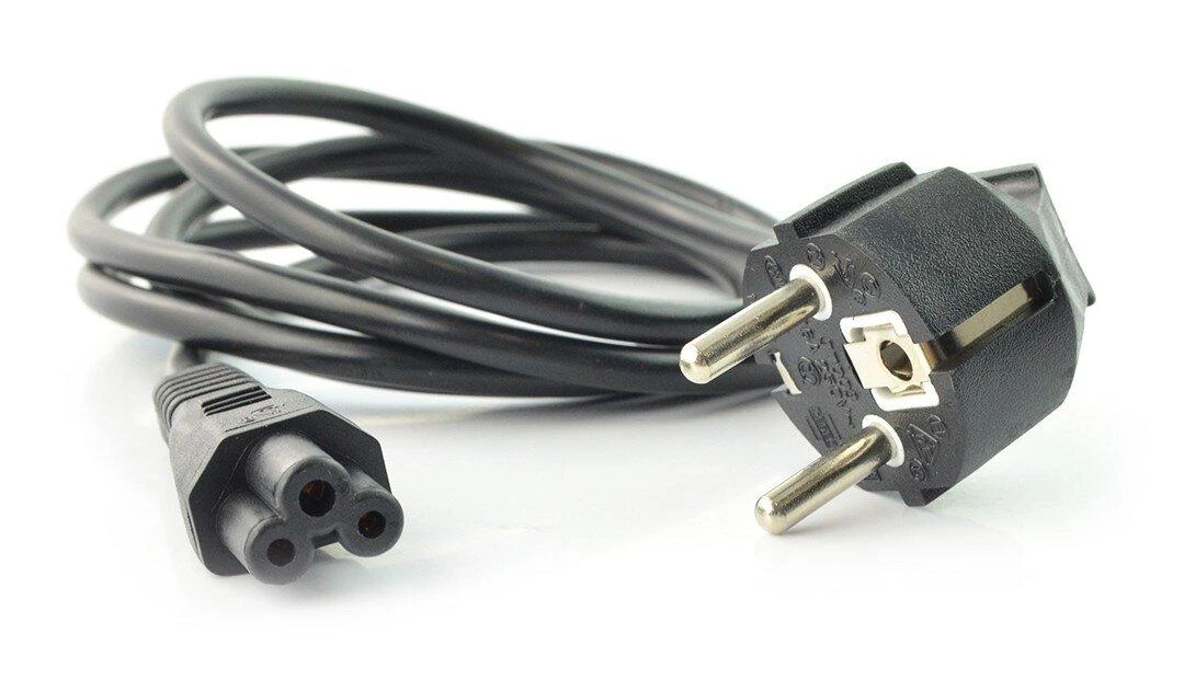 AKY AK-NB-01A Akyga maitinimo laidas AK-NB-01A nešiojamiesiems kompiuteriams IEC C5 250V/50Hz 1,5m