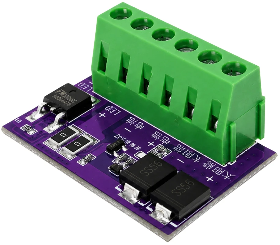 Maitinimo modulis - 3.3 V - adapteris su DC - mini USB lizdais Maitinimo modulis su nuolatinės srovės ir mini USB lizdu