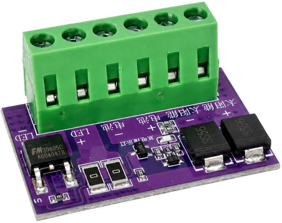 Maitinimo modulis - 3.3 V - adapteris su DC - mini USB lizdais Maitinimo modulis su nuolatinės srovės ir mini USB lizdu