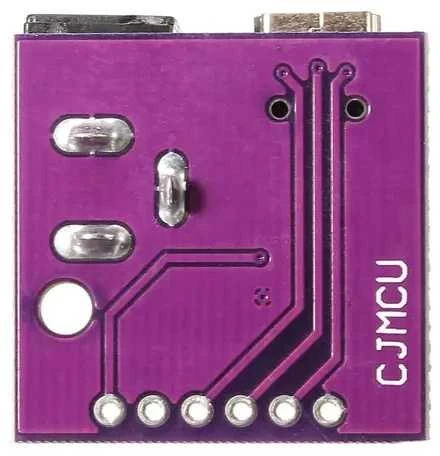 Maitinimo modulis 3.3V – apatinė plokštės pusė