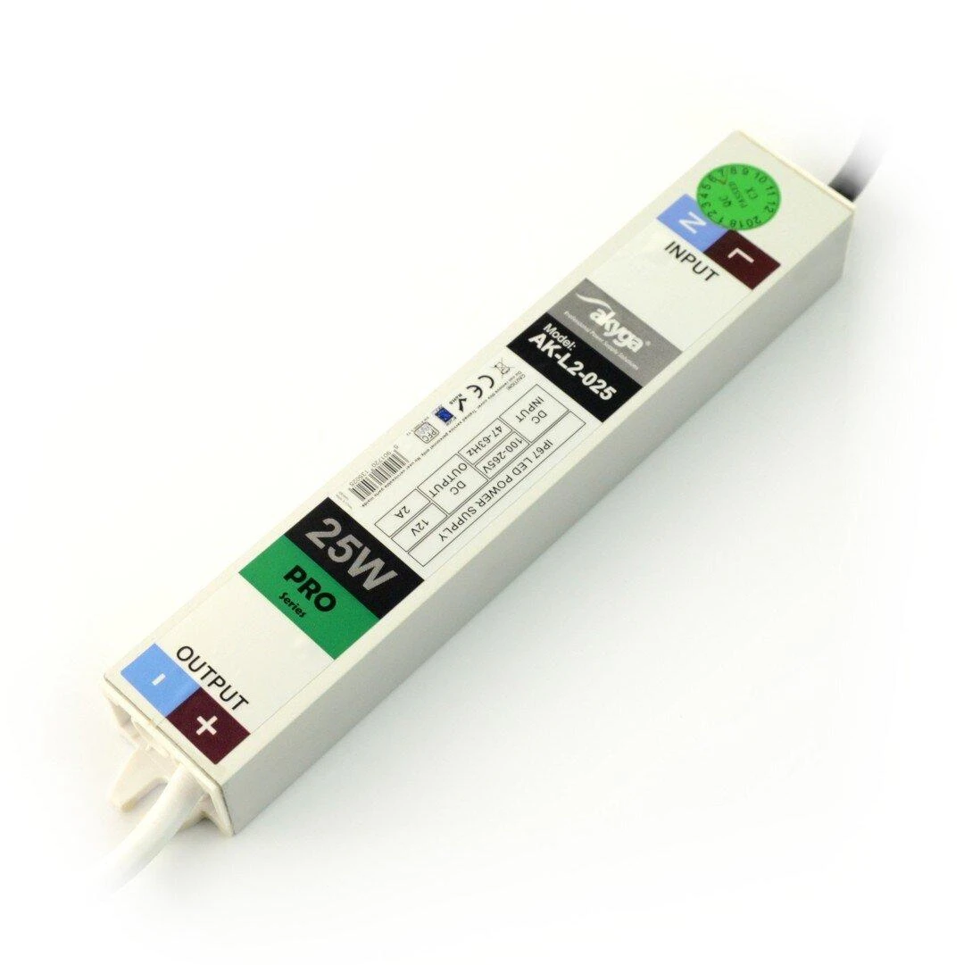 Maitinimo šaltinis Akyga 12V 2A 25W