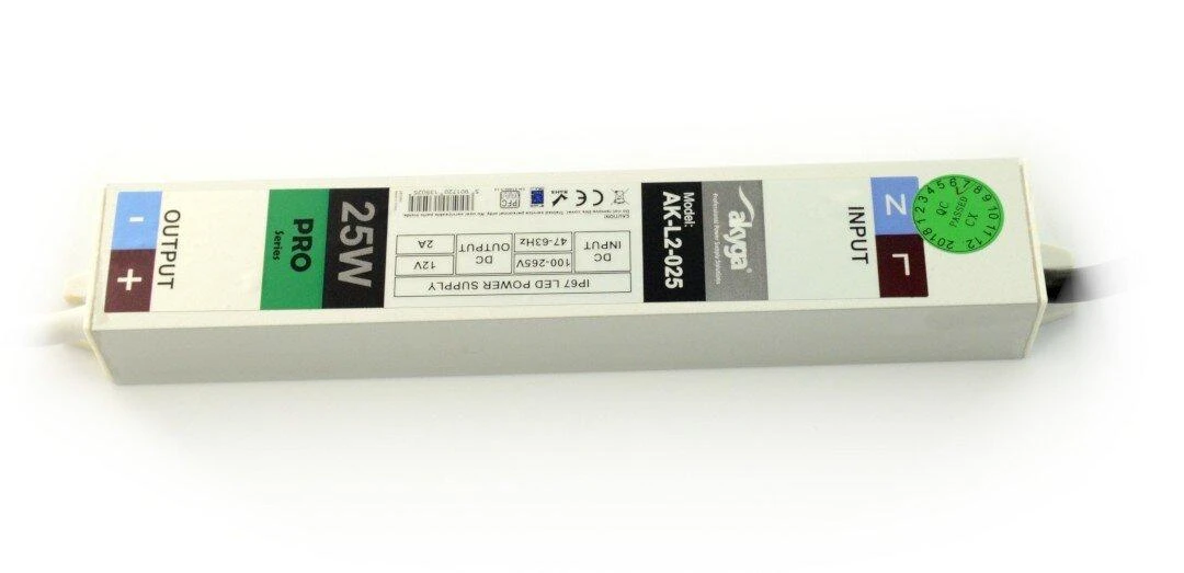 Maitinimo šaltinis Akyga 12V 2A 25W