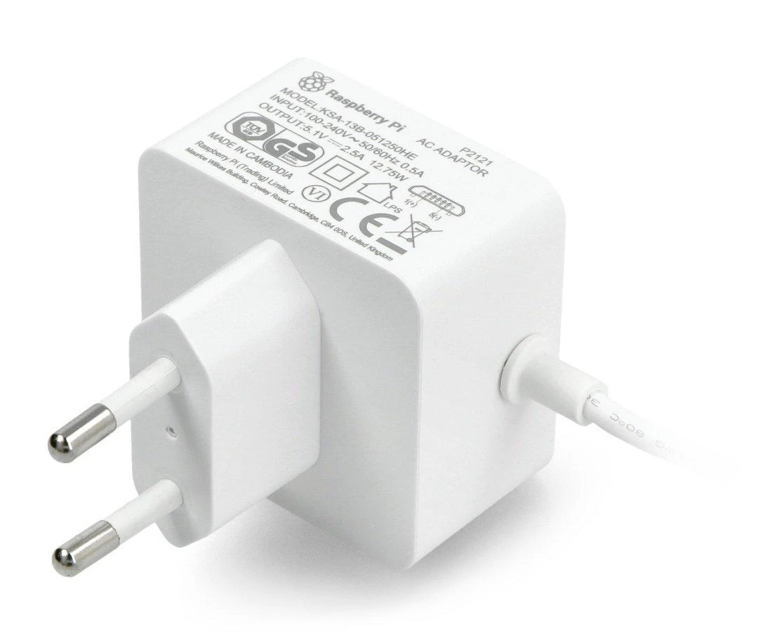 Raspberry Pi kroviklis su 230V Euro kištuku