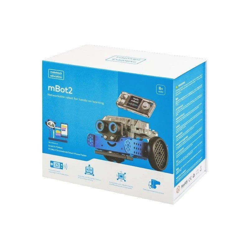 Konstruktorius edukacinis robotas mBot2 mėlynas Makeblock