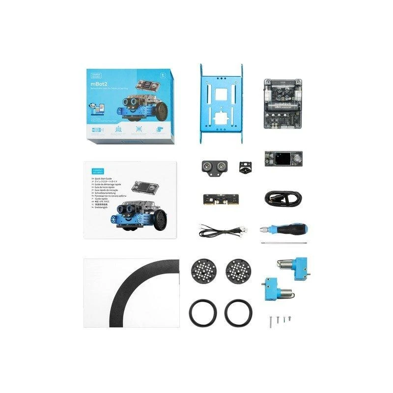 Xtool Konstruktorius edukacinis robotas mBot2 mėlynas Makeblock