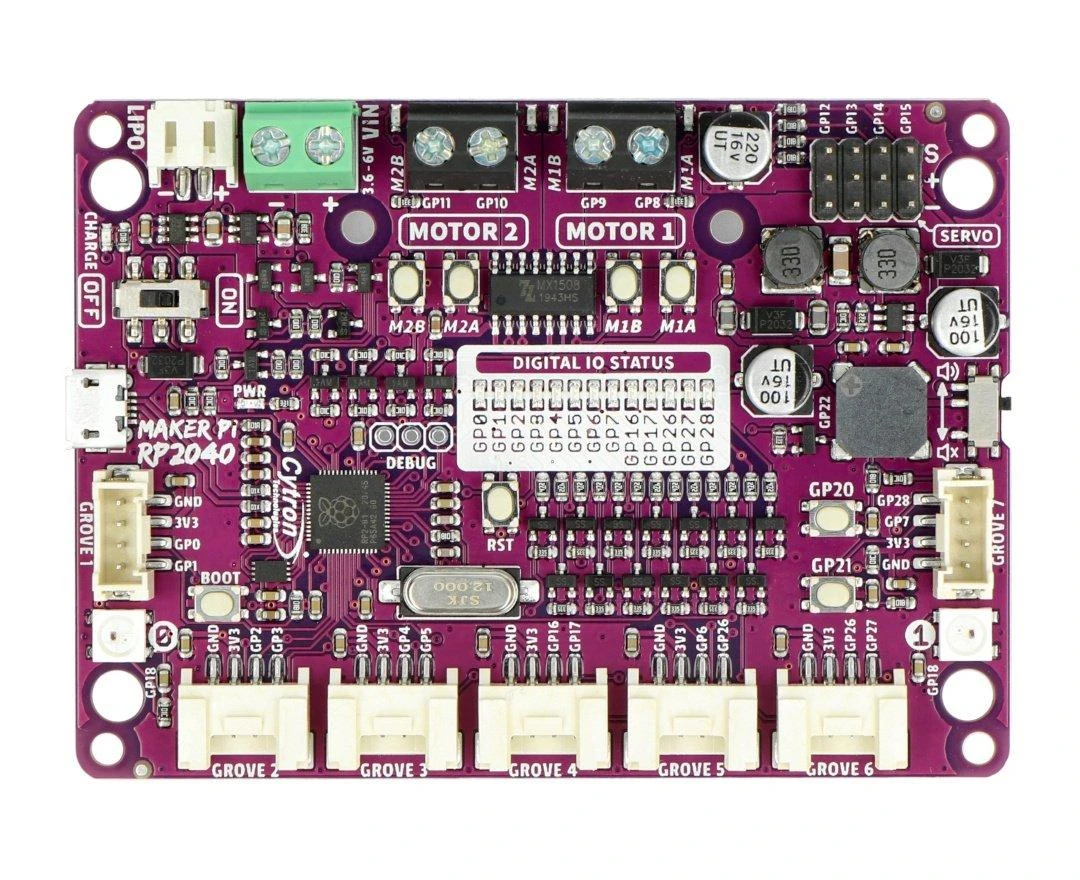Maker Pi RP2040 plokštė su Grove jungtimis