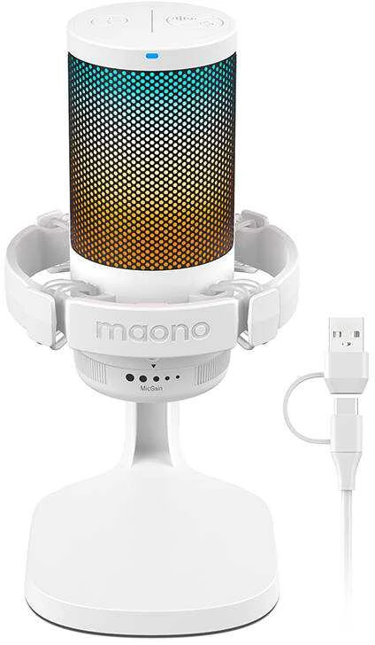 Maono DGM20 mikrofonas (baltas)