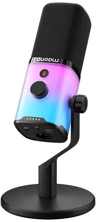 Maono PD100X RGB mikrofonas juodas
