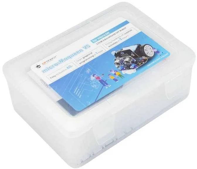 Maqueen Lite V5 – STEM edukacinis robotas, skirtas mokytis mikro:bitų programavimo – DFRobot MBT0046