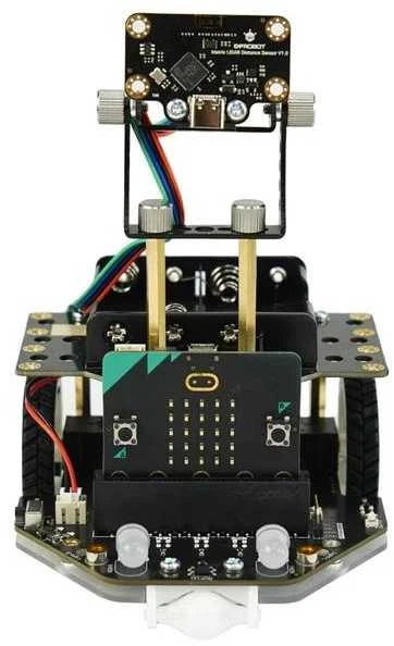 Maqueen Plus V3 su LiDAR jutikliu ir micro:bit