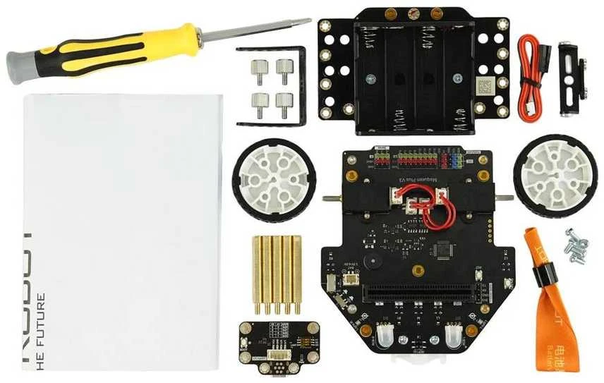 Maqueen Plus V3 – pažangus STEM edukacinis robotas su matriciniu lazeriniu navigacijos įrankiu, skirtas micro:bit – DFRobot MBT0050-AA