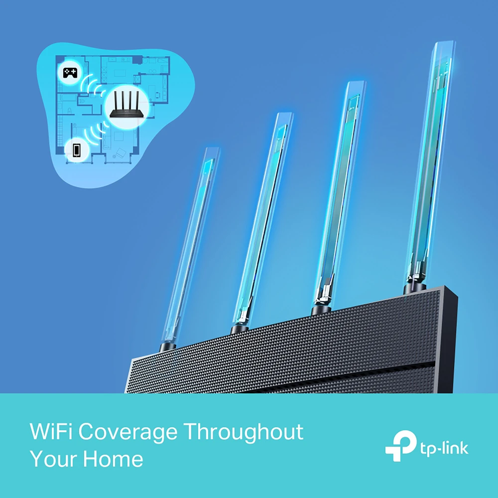 Maršrutizatorius TP-Link Archer AX12 | AX1500 WiFi 6