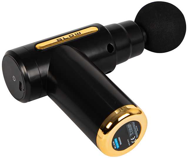 Masažo pistoletas BLOW Wave 3000 + 4 antgaliai