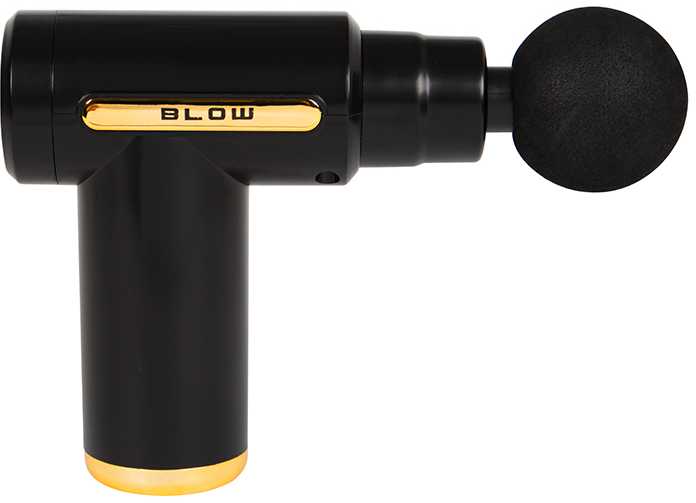 Masažo pistoletas BLOW Wave 3000 + 4 antgaliai